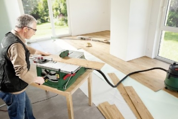 Bosch Unterflur-Zugsäge PPS 7 S incl. Tischerweiterung mit Stütze